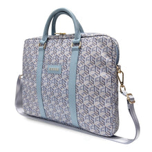 Заредете изображение във визуализатора на галерията – Original GUESS Laptop Sleeve GCube Stripes GUCB15HGCFSEB 16 inches blue
