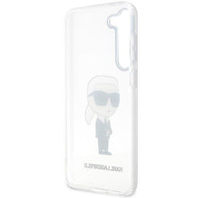 Заредете изображение във визуализатора на галерията – Karl Lagerfeld KLHCS23SHNIKTCT S23 S911 transparent hardcase Ikonik Karl Lagerfeld

