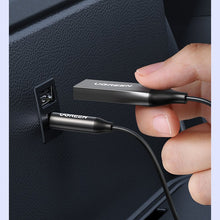 Заредете изображение във визуализатора на галерията – Ugreen Bluetooth 5.0 audio receiver cable USB AUX audio jack adapter black (70601 CM309)
