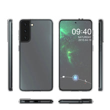 Заредете изображение във визуализатора на галерията – Gel case cover for Ultra Clear 0.5mm for Samsung Galaxy S21 5G transparent
