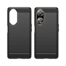 Заредете изображение във визуализатора на галерията – Flexible case with a carbon pattern for Oppo A98 5G Carbon Case - black
