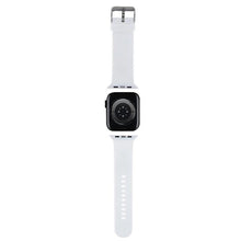 Заредете изображение във визуализатора на галерията – Karl Lagerfeld 3D Rubber Choupette Heads Strap for Apple Watch 38/40/41mm - White
