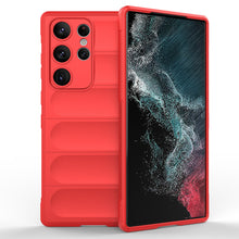 Заредете изображение във визуализатора на галерията – Magic Shield Case for Samsung Galaxy S23 Ultra flexible armored cover red
