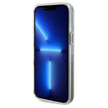 Заредете изображение във визуализатора на галерията – Original faceplate case GUESS GUHCP13XHDECMI for iPhone 13 Pro Max (IML Faceted Mirror / disco iridescent)
