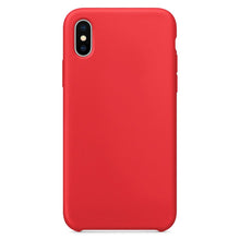 Заредете изображение във визуализатора на галерията – Silicone Case Soft Flexible Rubber Cover for iPhone XS / X red
