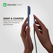 Заредете изображение във визуализатора на галерията – Amazing Thing Induction charger Magsafe Thunder Pro TP16MBU - 15W with Type C to Type C cable blue
