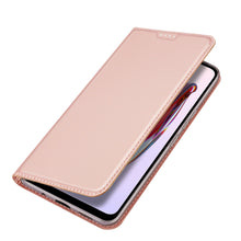 Заредете изображение във визуализатора на галерията – Dux Ducis Skin Pro Case For Xiaomi Redmi 11A / Poco C55 / Redmi 12C Cover Flip Card Wallet Stand Pink
