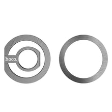 Заредете изображение във визуализатора на галерията – Hoco rign holder magnetic metal gm104 metal gray - TopMag
