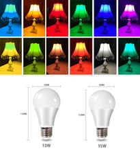 Заредете изображение във визуализатора на галерията – RGB Bulb LED 10W with remote control
