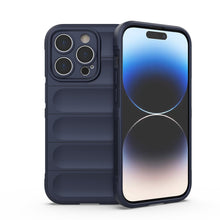 Заредете изображение във визуализатора на галерията – Magic Shield Case case for iPhone 14 Pro flexible armored case dark blue
