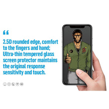 Заредете изображение във визуализатора на галерията – 5D Mr. Monkey Glass - for Samsung Galaxy A34 5G black (Strong Lite)
