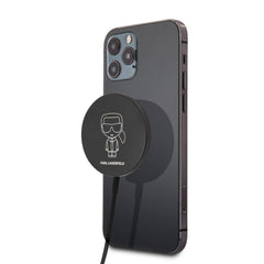 Безжично зарядно karl lagerfeld 15w magsafe klcbmsikbk