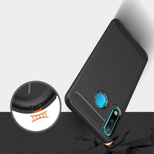 Заредете изображение във визуализатора на галерията – Carbon Case Flexible Cover TPU Case for Huawei P30 Lite blue
