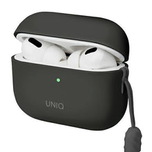 Заредете изображение във визуализатора на галерията – Uniq case Lino AirPods Pro 2 gen Silicone grey/ash grey
