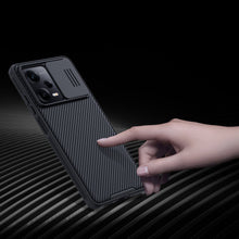 Заредете изображение във визуализатора на галерията – Nillkin CamShield Pro Case case for Xiaomi Redmi Note 12 Pro+ cover with camera cover black
