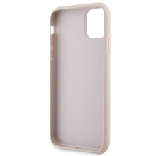Заредете изображение във визуализатора на галерията – Guess GUHCN61P4SNP iPhone 11 / Xr pink/pink hardcase 4G Stripe
