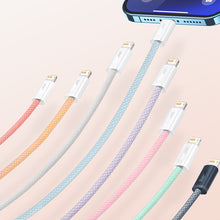 Заредете изображение във визуализатора на галерията – Baseus Dynamic 2 Series USB-A - Lightning 2.4A 480Mbps cable 1m purple
