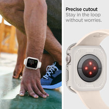 Заредете изображение във визуализатора на галерията – Spigen Rugged Armor Case with Strap for Apple Watch 4/5/6/7/8/9/SE (44/45 mm) - Beige
