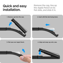 Заредете изображение във визуализатора на галерията – Spigen DA201 CLIP CASE Apple PENCIL 2 BLACK
