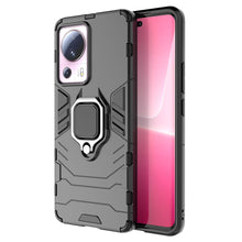 Заредете изображение във визуализатора на галерията – Ring Armor case for Xiaomi 13 Lite armored cover magnetic holder ring black
