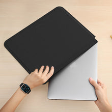 Заредете изображение във визуализатора на галерията – Amazing Thing Laptop Case Matte Pro Sleeve Stand MBSPRO14BKS for Macbook Pro/Air 14 inches black
