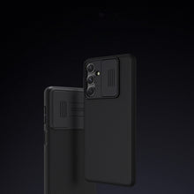 Заредете изображение във визуализатора на галерията – Samsung Galaxy M54 Armored Case with Camera Cover Nillkin CamShield Case - Black
