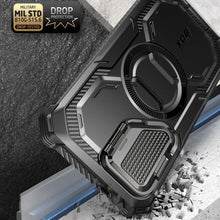 Заредете изображение във визуализатора на галерията – IBLSN Armorbox Mag Supcase with MagSafe for Samsung Galaxy S24 - black
