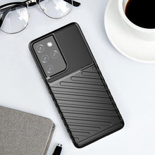 Заредете изображение във визуализатора на галерията – Thunder Case for Samsung Galaxy S23 Ultra silicone armor case blue
