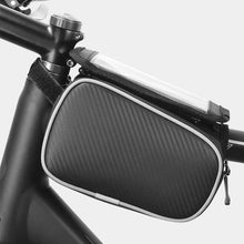 Заредете изображение във визуализатора на галерията – Bike bag on the bicycle frame with zip &quot;double tube bag&quot; 1,5l sahoo 12813l-a - TopMag
