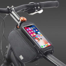 Заредете изображение във визуализатора на галерията – Bike bag on the bicycle frame with zip waterproof 1,5l sahoo 121462-sa - TopMag
