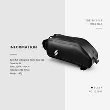 Заредете изображение във визуализатора на галерията – Bike bag on the bicycle frame with zip waterproof 1l sahoo 122009 - TopMag
