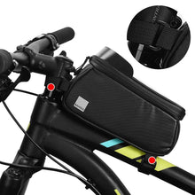 Заредете изображение във визуализатора на галерията – Bike bag on the bicycle frame with zip waterproof with sunprotect 0,8l sahoo 122053 - TopMag

