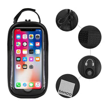Заредете изображение във визуализатора на галерията – Bike bag on the bicycle frame with zip waterproof with sunprotect 0,8l sahoo 122053 - TopMag
