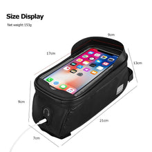 Заредете изображение във визуализатора на галерията – Bike bag on the bicycle frame with zip waterproof with sunprotect 0,8l sahoo 122053 - TopMag
