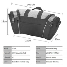 Заредете изображение във визуализатора на галерията – Bike bag on wheel with zip 5l sahoo 11494-d - TopMag
