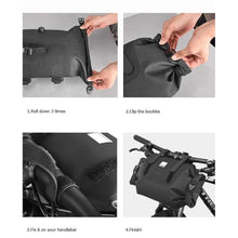 Заредете изображение във визуализатора на галерията – Bike bag on wheel with zip waterproof 7l sahoo 112030 - TopMag
