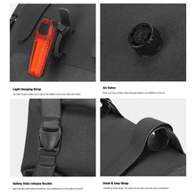 Заредете изображение във визуализатора на галерията – Bike bag on wheel with zip waterproof 7l sahoo 112030 - TopMag
