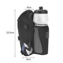Заредете изображение във визуализатора на галерията – Bike bag under the bicycle seat with zip 1,8l + bootle holder sahoo 131395-a - TopMag
