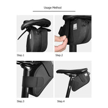 Заредете изображение във визуализатора на галерията – Bike bag under the bicycle seat with zip waterproof 0,8l sahoo 132037 - TopMag
