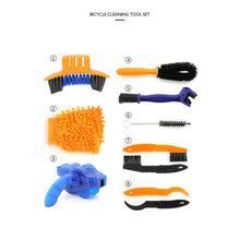 Заредете изображение във визуализатора на галерията – Bike cleaning set 10in1 sahoo 212105 - TopMag
