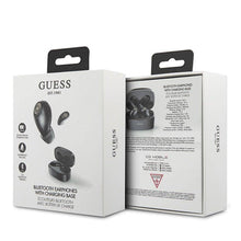 Заредете изображение във визуализатора на галерията – Bluetooth earphones stereo tws model guess gutwsjl4gbk with power bank - TopMag
