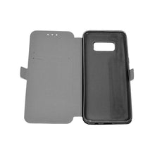 Заредете изображение във визуализатора на галерията – Калъф тип книга Book pocket за samsung galaxy s8 черен - само за 6.99 лв
