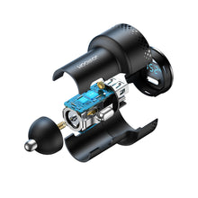 Заредете изображение във визуализатора на галерията – Car charger with voltmeter 53W (USB C, USB) Joyroom JR-CCD01 black
