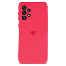 Заредете изображение във визуализатора на галерията – Vennus Silicone Heart Case for Samsung Galaxy A53 5G design 1 fuchsia
