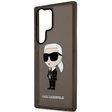 Заредете изображение във визуализатора на галерията – Karl Lagerfeld KLHCS23LHNIKTCK S23 Ultra S918 black/black hardcase Ikonik Karl Lagerfeld

