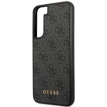 Заредете изображение във визуализатора на галерията – Guess GUHCS23MG4GFGR S23+ S916 grey/grey hardcase 4G Metal Gold Logo
