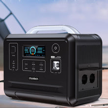 Заредете изображение във визуализатора на галерията – Choetech portable powerbank power bank LiFePO4 960Wh 1200W black (BS005)
