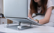 Заредете изображение във визуализатора на галерията – Nillkin ProDesk adjustable laptop stand silver
