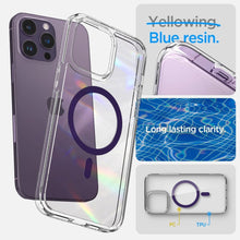 Заредете изображение във визуализатора на галерията – Futerał SPIGEN Ultra Hybrid Mag do IPHONE 14 PRO MAX deep purple
