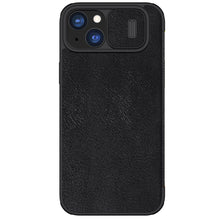 Заредете изображение във визуализатора на галерията – Nillkin Qin Pro Leather Flip Camera Cover Case for iPhone 15 Plus - Black
